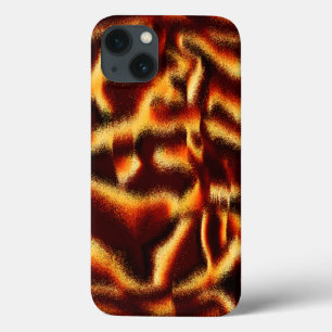 Funda Para iPhone 13 Los puntos amarillos y rojos parecen borrosos con 