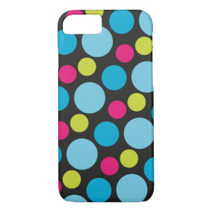 Funda Para iPhone 8/7 Los puntos coloridos de moda están en el patrón de