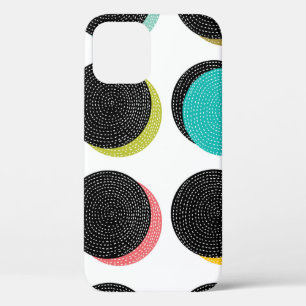 Funda Para iPhone 12 Los puntos de polka abstractos decorativos al esti