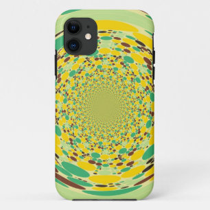 Funda Para iPhone 11 Los puntos de Polka coloridos giran sin fisuras