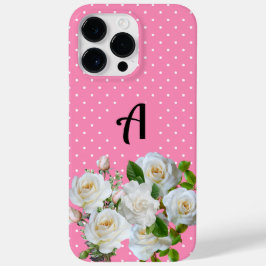 Funda Para iPhone 14 Pro Max De Case-Mate Los puntos iniciales de la polka rosa del Boho con