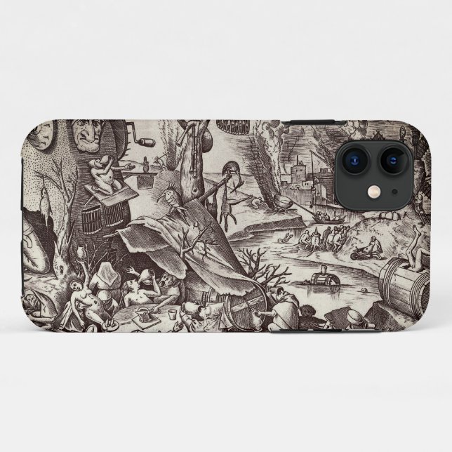 Funda De Case-Mate Para iPhone Los siete pecados mortales - Gluttony (Reverso (horizontal))