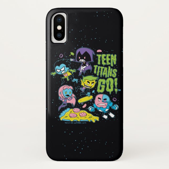 Funda De Case-Mate Para iPhone ¡Los titanes adolescentes se van! | Gnarly Gráfico (Reverso)
