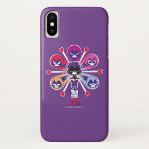 Funda Para iPhone X ¡Los titanes adolescentes van! Emoticlones del