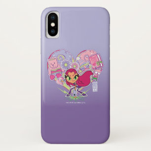 Funda Para iPhone X ¡Los titanes adolescentes van! gráfico del sacad