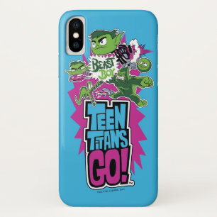 Funda Para iPhone X ¡Los titanes adolescentes van! muchacho