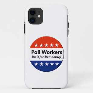 Funda Para iPhone 11 Los trabajadores de las urnas lo hacen por la demo