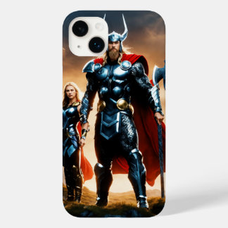 Funda Para iPhone 14 Plus De Case-Mate los vengadores defendiendo una fuerte fortaleza