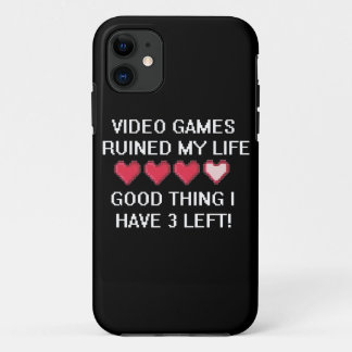 Funda Para iPhone 11 Los videojuegos arruinaron mi estilo de vida 1