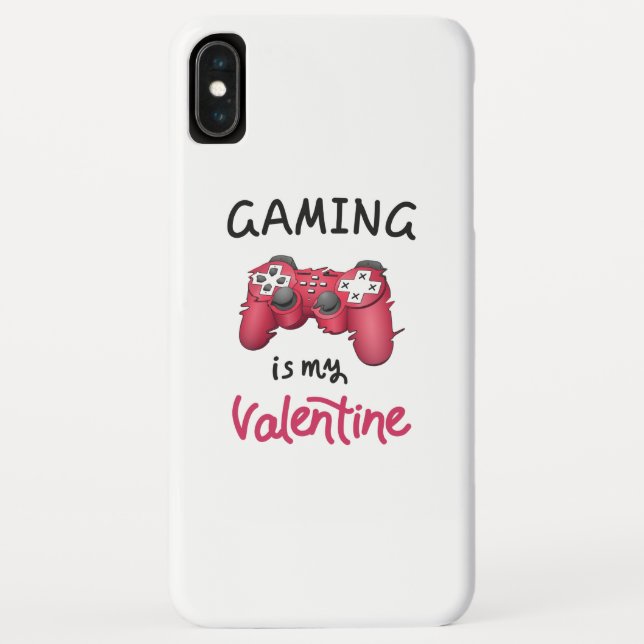 Funda De Case-Mate Para iPhone Los videojuegos son mi San Valentín (Reverso)
