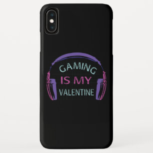 Funda Para iPhone XS Max Los videojuegos son mi San Valentín