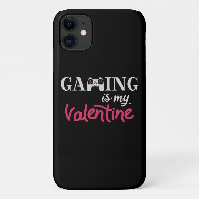 Funda De Case-Mate Para iPhone Los videojuegos son mi San Valentín (Reverso)