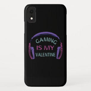 Funda Para iPhone XR Los videojuegos son mi San Valentín