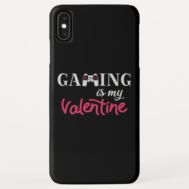 Funda De Case-Mate Para iPhone Los videojuegos son mi San Valentín (Reverso)
