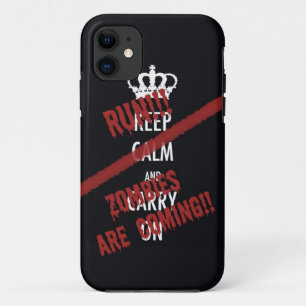 Funda Para iPhone 11 Los zombis están viniendo