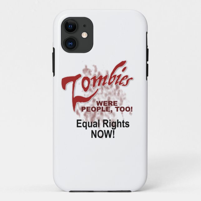 Funda De Case-Mate Para iPhone los zombis también eran personas (Reverso)