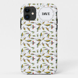 Funda Para iPhone 11 Lote de señuelos de pesca personalizables