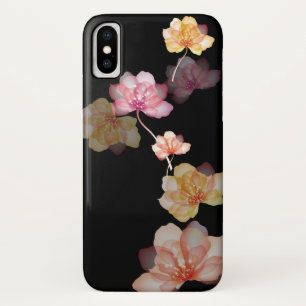 Funda Para iPhone X Lotus on Black