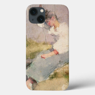 Funda Para iPhone 13 Louise, chica bretón (w/c en el papel)