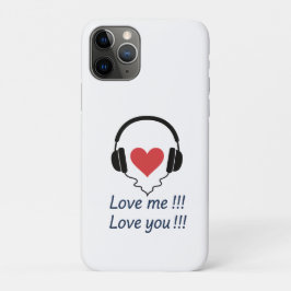 FUNDA PARA iPhone 11 PRO LOVE ME LOVE YOU