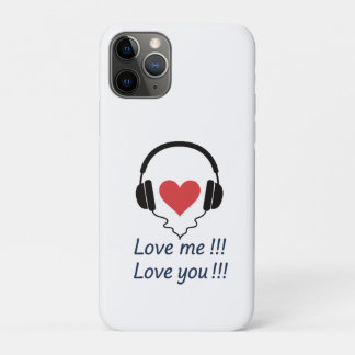 FUNDA PARA iPhone 11 PRO LOVE ME LOVE YOU