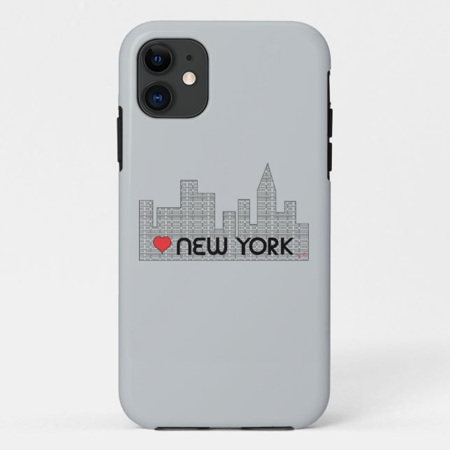 Funda De Case-Mate Para iPhone Love NEW YORK (Reverso)
