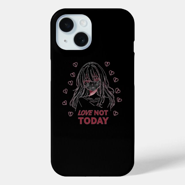 FUNDA DE Case-Mate PARA iPhone LOVE NOT TODAY (Reverso )