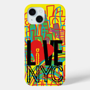 Funda Para iPhone 15 Love NYC Live In NYC iPhone Case