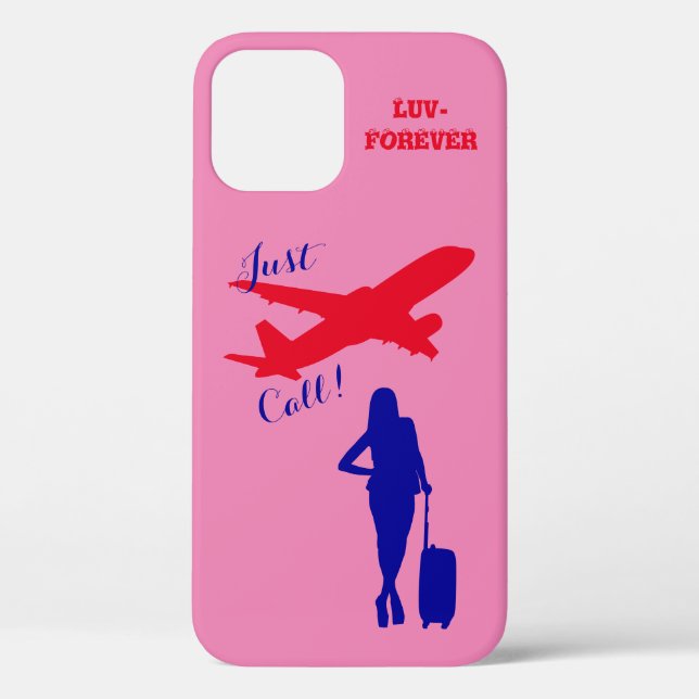 Funda De Case-Mate Para iPhone Love Pink (Reverso )