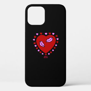 Funda Para iPhone 12 Lovely Heart besa al Funda Apple iPhone 12