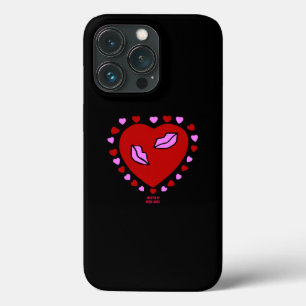 Funda Para iPhone 13 Pro Lovely Heart Kisses a Apple iPhone 13 Pro Funda