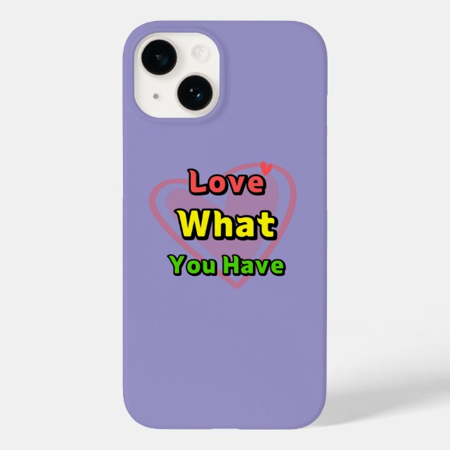 Funda De Case-Mate Para iPhone LoveWhatYou have (Reverso )
