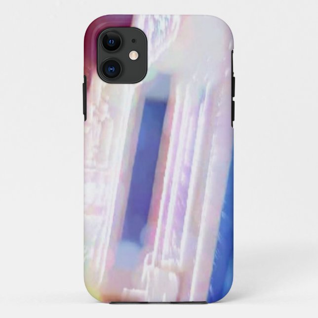 Funda De Case-Mate Para iPhone Luces de ciudad borrosas abstractas (Reverso)