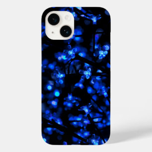 Funda Para iPhone 14 De Case-Mate Luces de Flor Azul Preciosa