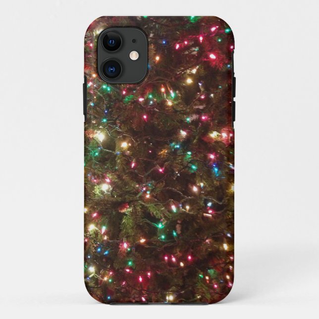 Funda De Case-Mate Para iPhone Luces de Navidad (Reverso)