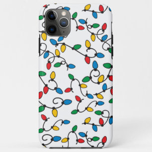 Funda Para iPhone 11 Pro Max Luces de Navidad de Cadenas con Bombillas Colorida