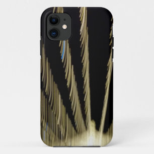 Funda Para iPhone 11 Luces de Navidad doradas