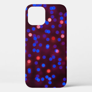 Funda Para iPhone 12 Luces de navidades brillantes borrosas. Abstención