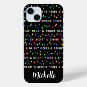 Funda Para iPhone 15 Mini Luces de varios Navidades