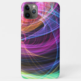 Funda Para iPhone 11 Pro Max Luces de vórtice de arcoíris abstracto