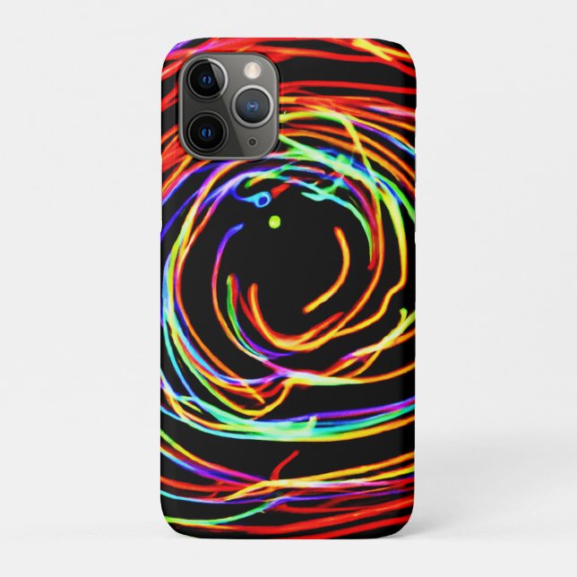Funda De Case-Mate Para iPhone Luces en espiral brillan (Reverso)