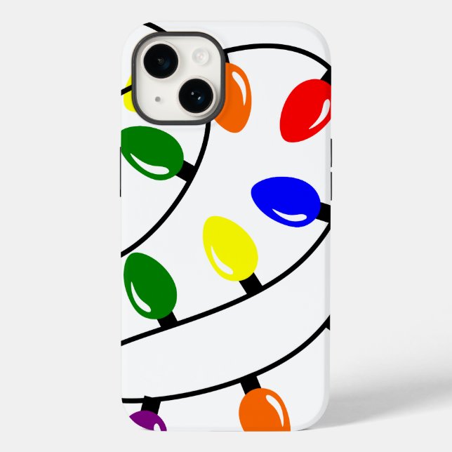 Funda De Case-Mate Para iPhone Luces entrelazadas (Reverso )