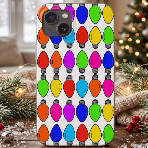Funda Para iPhone 13 Luces Navideñas Vintage