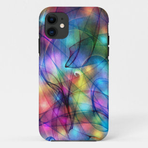 Funda Para iPhone 11 luces que brillan intensamente del arco iris