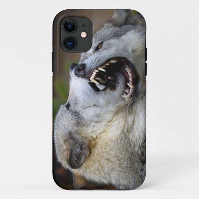 Funda De Case-Mate Para iPhone Lucha del lobo (Reverso)