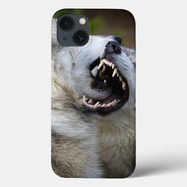 Funda De Case-Mate Para iPhone Lucha del lobo (Reverso)