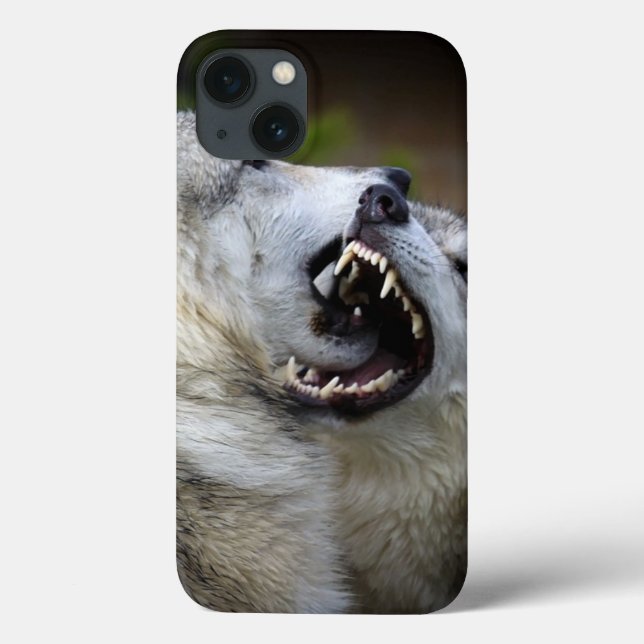 Funda De Case-Mate Para iPhone Lucha del lobo (Reverso)