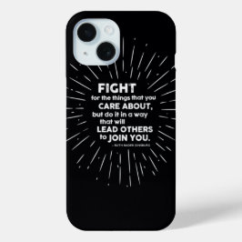 Funda Para iPhone 15 Lucha por las cosas que te importan del estuche de