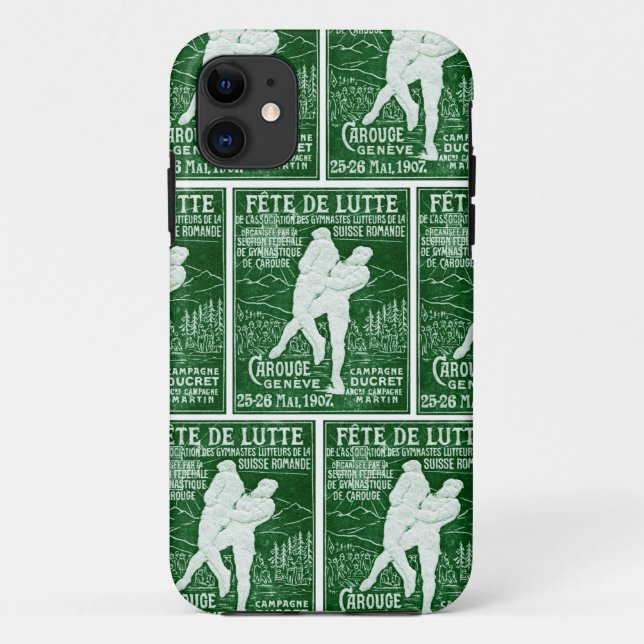 Funda De Case-Mate Para iPhone Lucha suiza 1907 (Reverso)