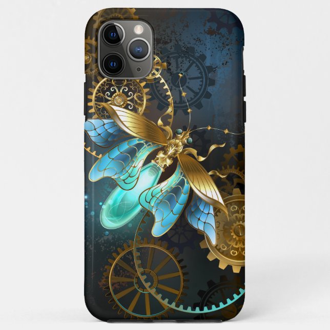 Funda De Case-Mate Para iPhone Luciérnaga de Steampunk (Reverso)